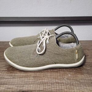 True Linkswear Oxford Canvas Men's Golf Shoes Size 7.5 Beige